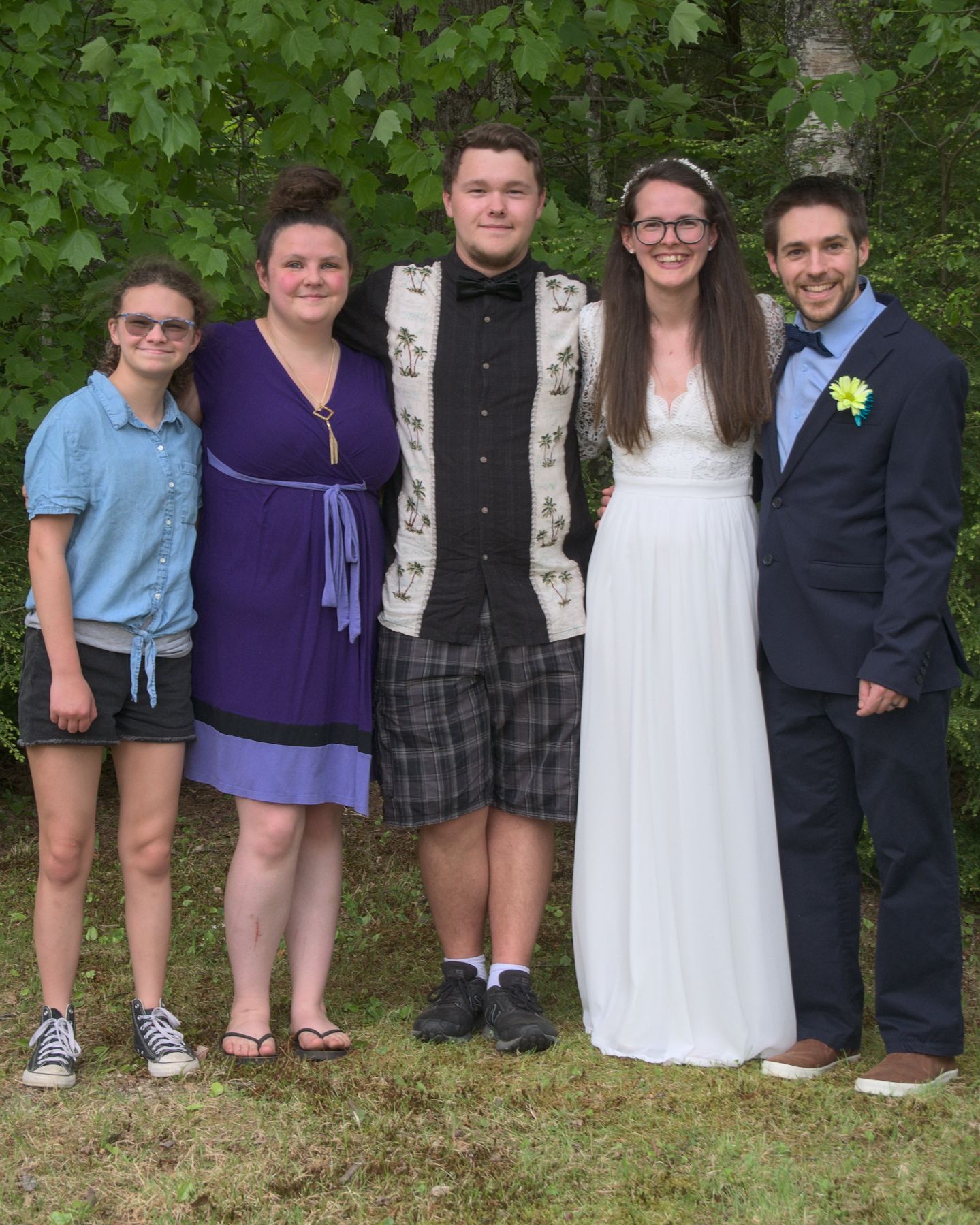 Alisa, Huffy, Dylan, Becca, Paul